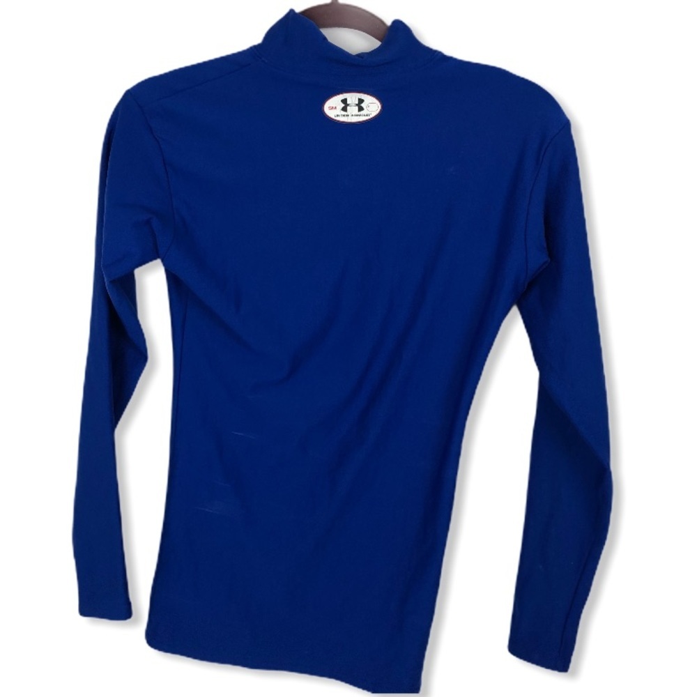 Under Armour Women's Blue Mockneck Shirt Size S